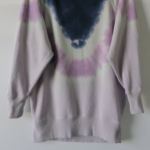Aerie Womens Multicolor Long Sleeve Crew Neck Tie Dye Sweatshirts Top Size SX - Picture 3 of 7